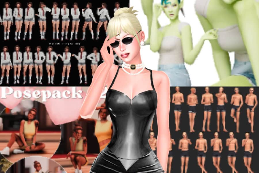 The best Sims 4 solo pose packs for screenshots and CAS previews