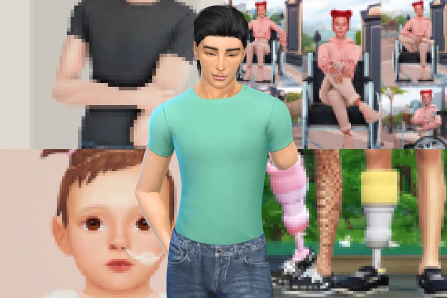 The Sims 4 disability CC roundup centers inclusive storytelling