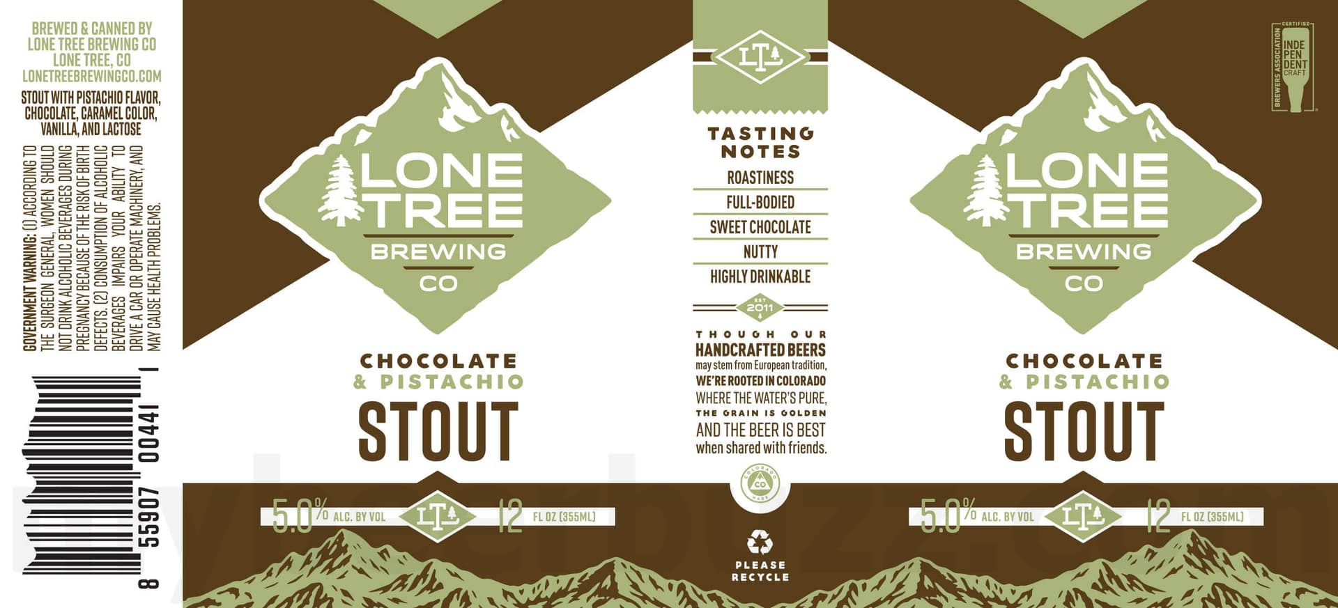 Lone Tree Brewing Launches Chocolate, Pistachio Stout in Cans