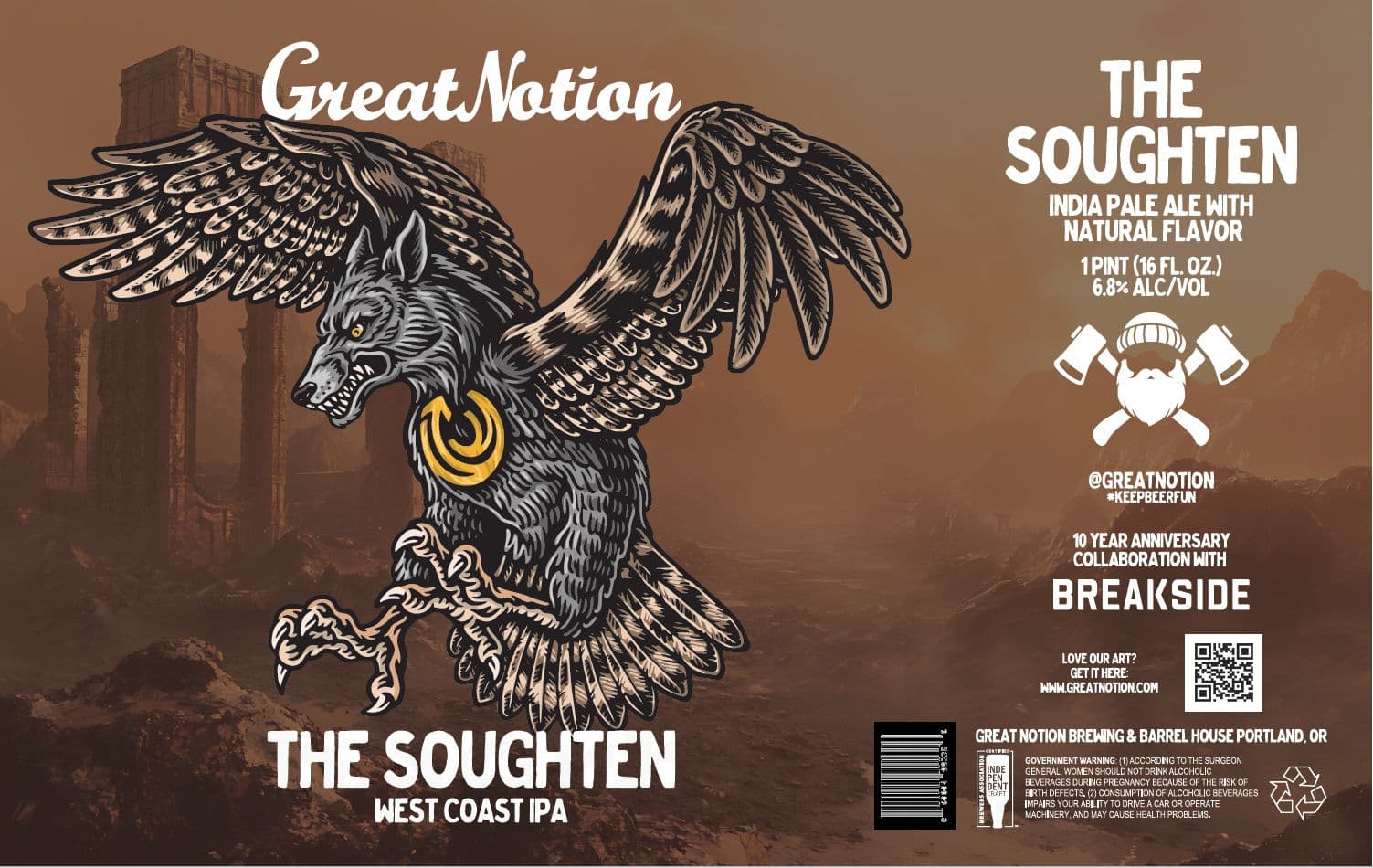 Great Notion and Breakside Unveil The Soughten 10-Year IPA