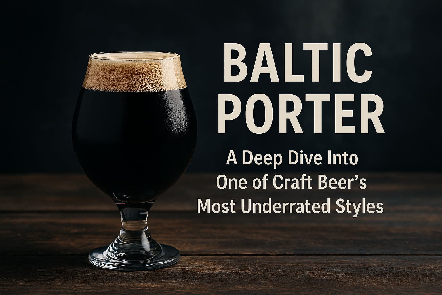Baltic Porter Revival: History, Lagering Techniques and Brewing Tips