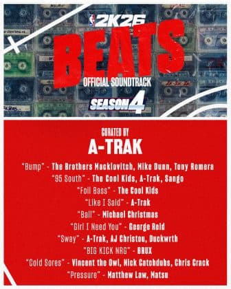 Season 4 soundtrack brings All-Star energy to NBA 2K