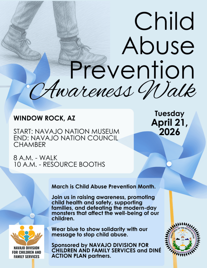 Window Rock walk to spotlight child abuse prevention, family support