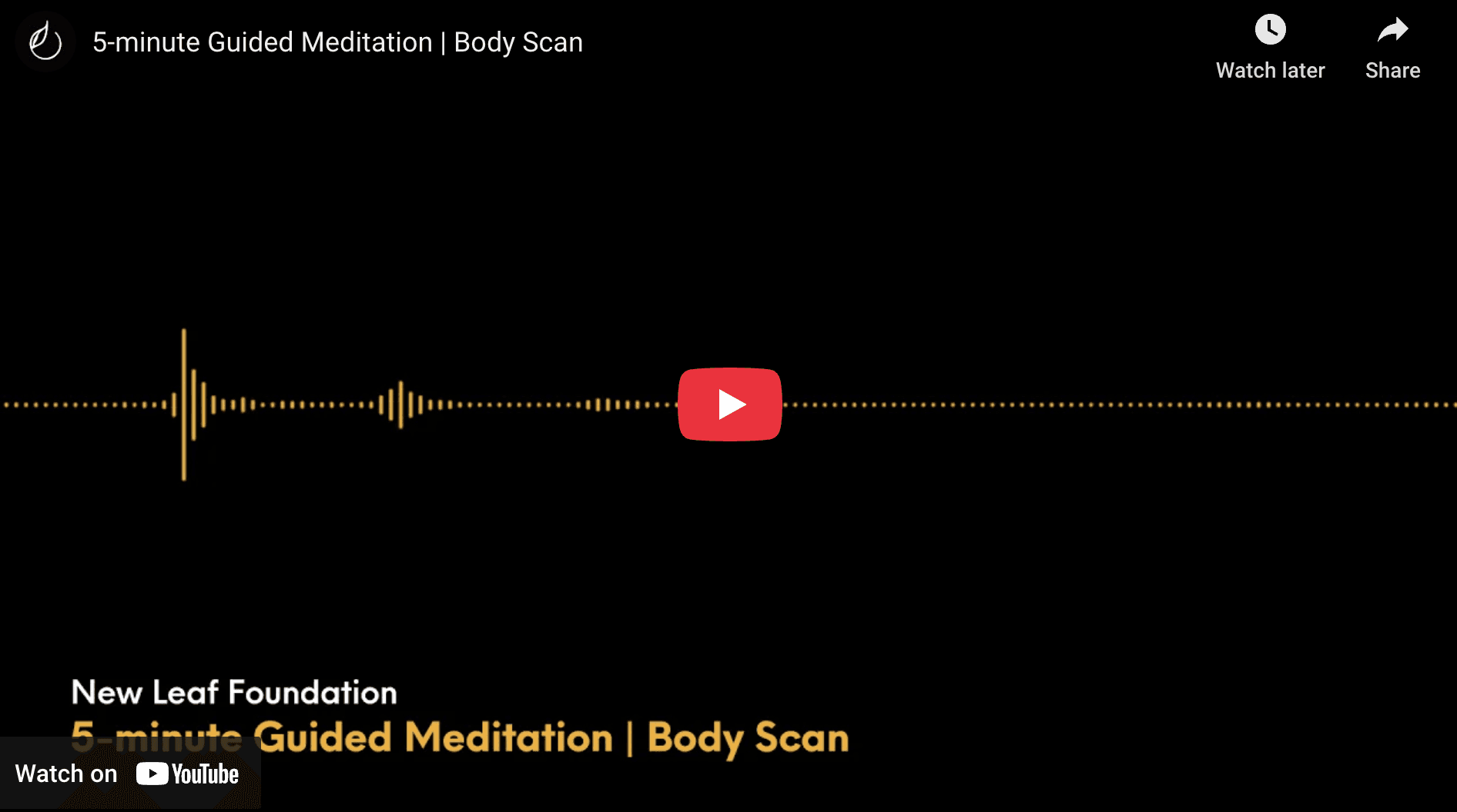 Five short guided meditation scripts and timers for one- to ten-minute practices