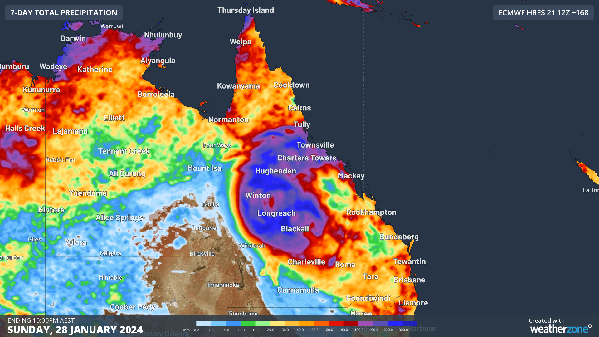 Cyclone Koji cuts power to 15,000 as flood risk rises in Queensland