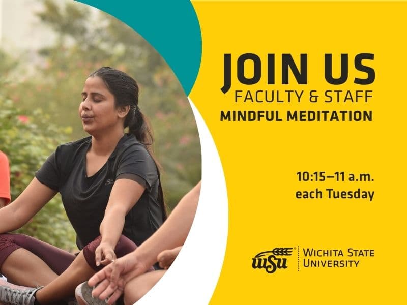 Wichita State launches weekly mindful meditation group for faculty and staff