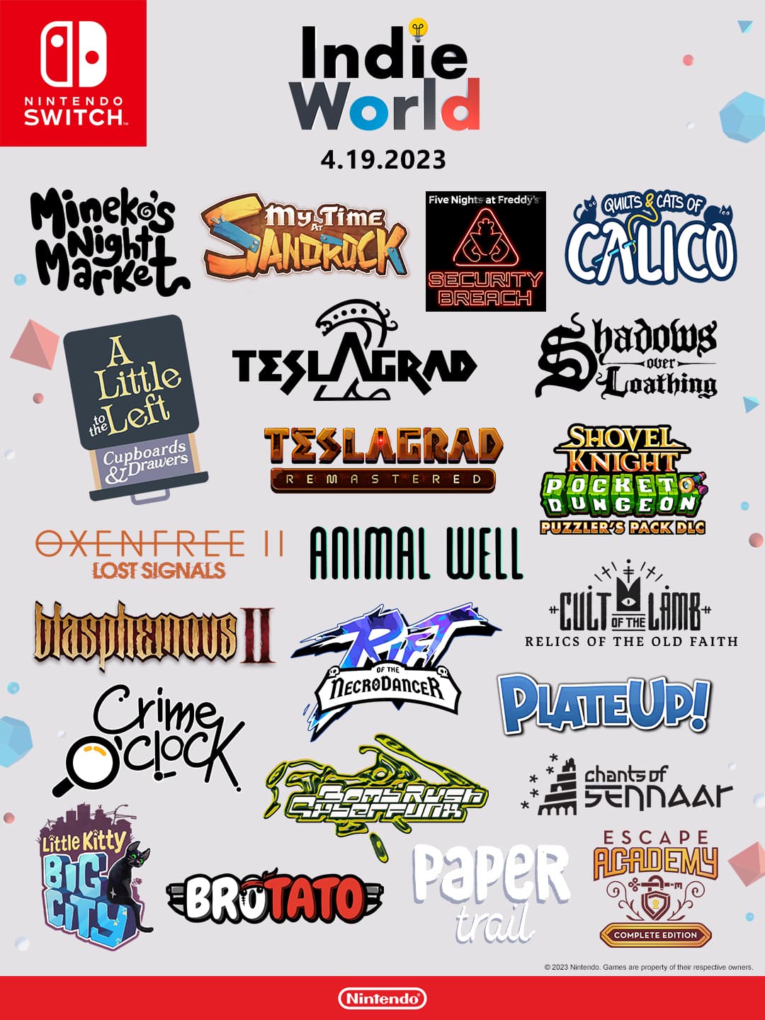 Nintendo Indie World Showcase Highlights Games Coming to Switch and Switch 2