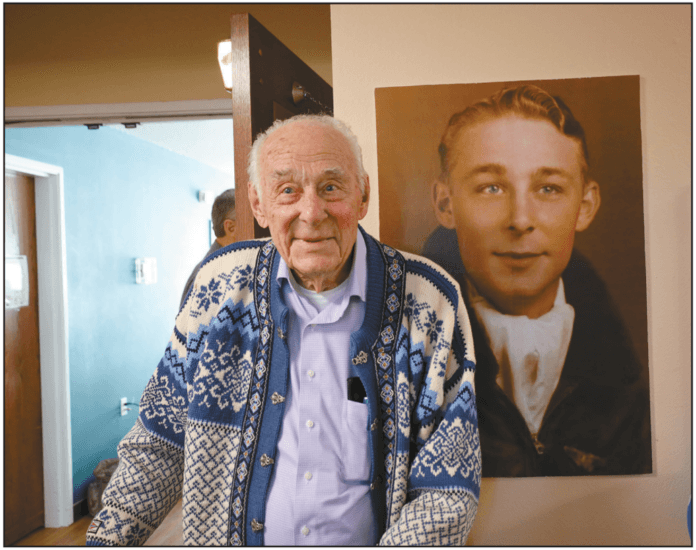 Two Harbors Native Morrie Moen Marks 100th Birthday Amid North Shore Blizzard