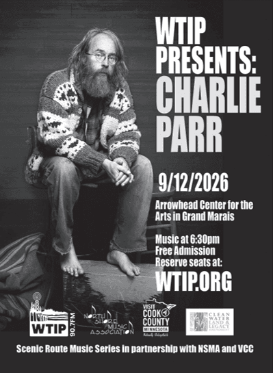 WTIP launches Scenic Route music series with Charlie Parr in Grand Marais