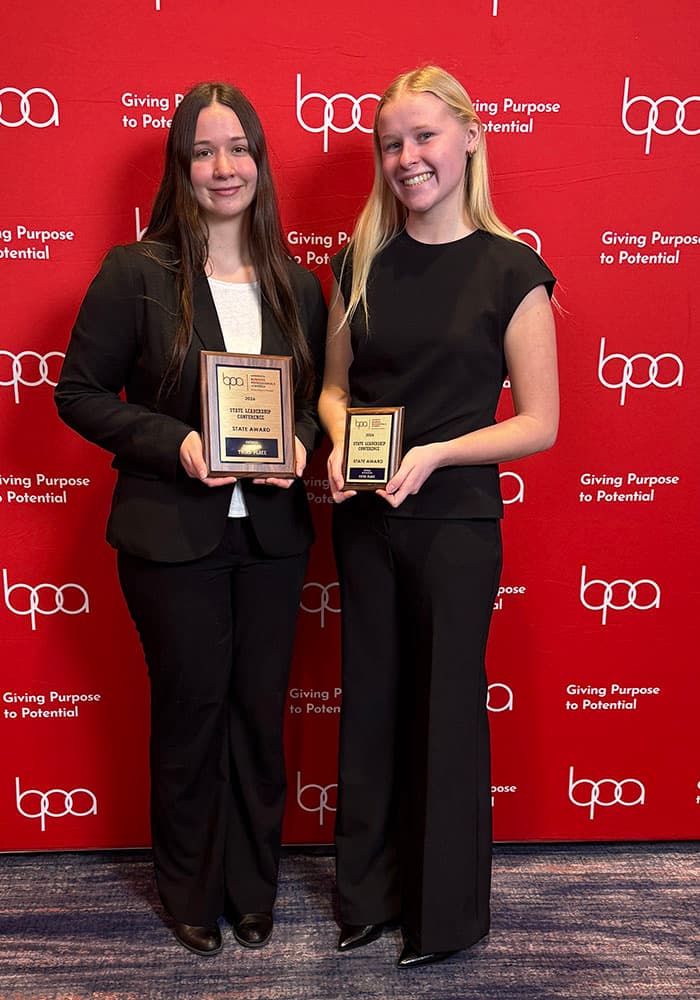 Three New York Mills Students Earn Spots at National BPA Competition