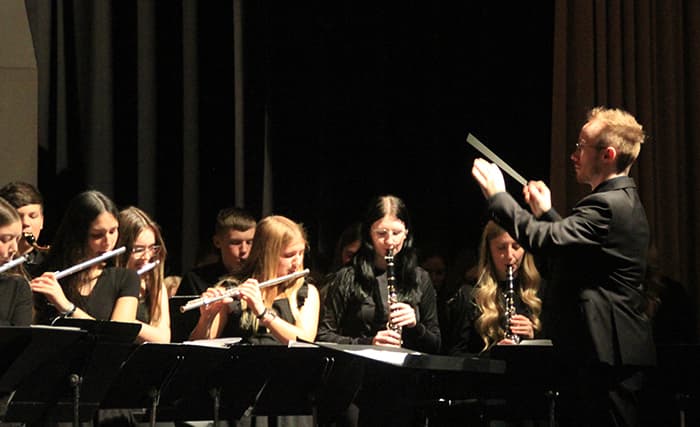 New York Mills Hosts Massed Band Concert, 220 Students, Dual Fundraiser