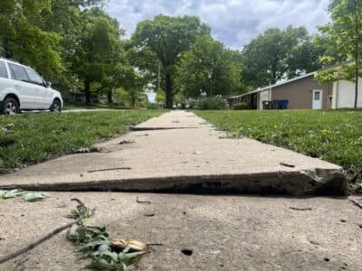 Lawrence targets Sunset Hill, Pinkney for 2026 sidewalk repairs