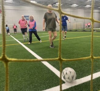 Lawrence seniors find a new way to keep playing soccer