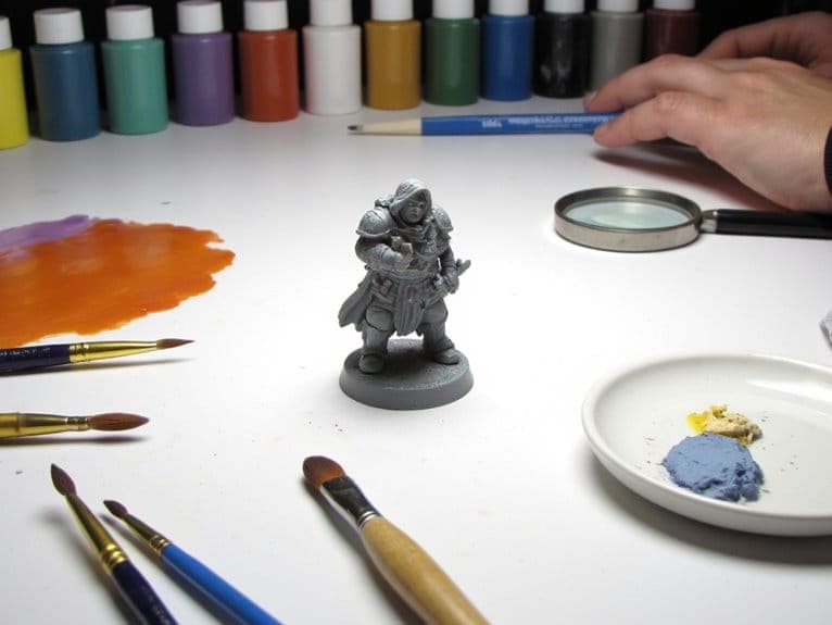 color theory guide helps miniature painters plan stronger schemes