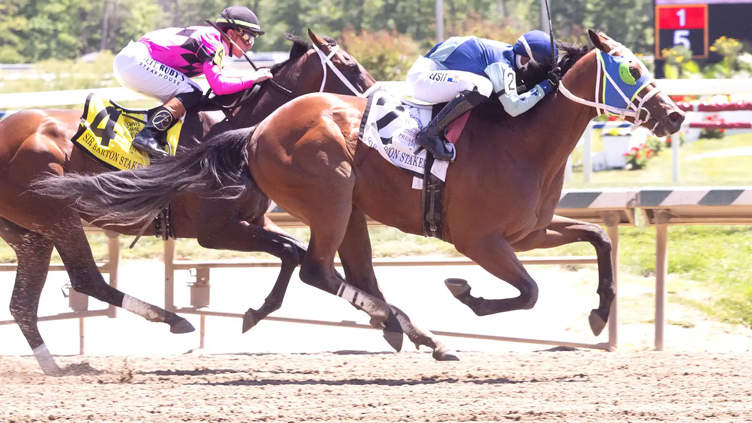 Big Cuddle wins Sir Barton Stakes in tight Laurel Park finish