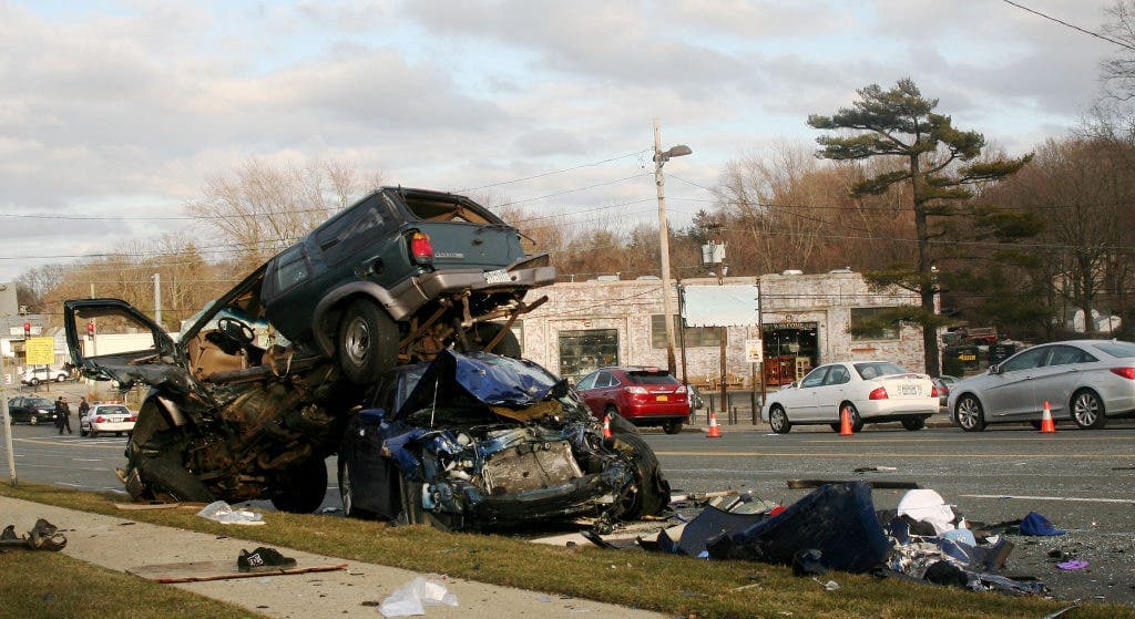 Three-Vehicle Crash on Jericho Turnpike Leaves 69-Year-Old Seriously Injured