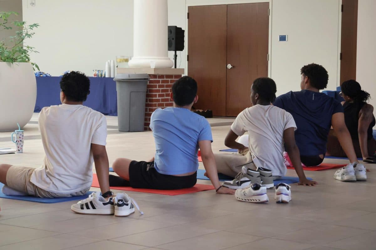 Francis Marion University blends yoga, tutoring, and stress relief for students