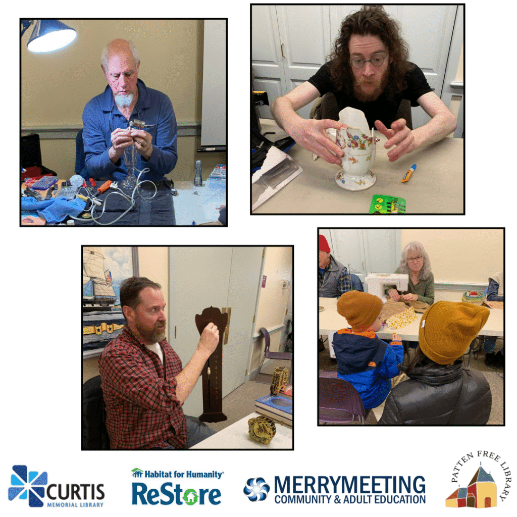Patten Library Launches Repair Café Series Across Sagadahoc County