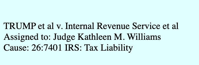Judge presses Trump administration to justify $10 billion IRS lawsuit