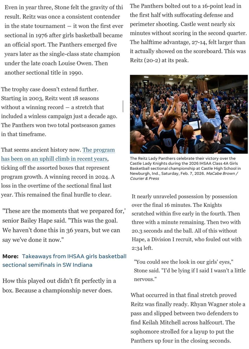 SW Indiana Semifinals Send Message to Defending Champion, D-I Star, Favorites Advance