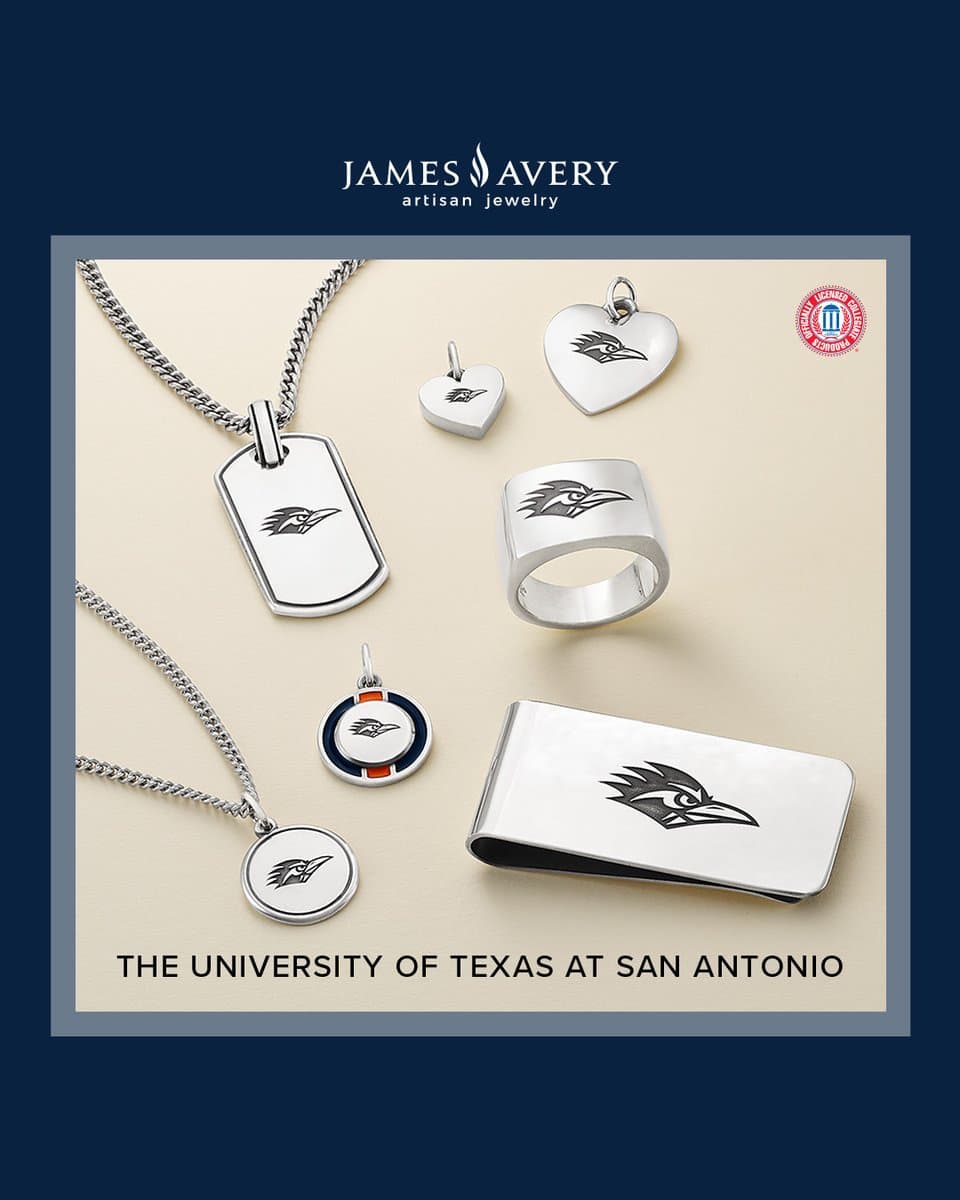 UTSA and James Avery Launch Official Personalized Roadrunners Jewelry Collection