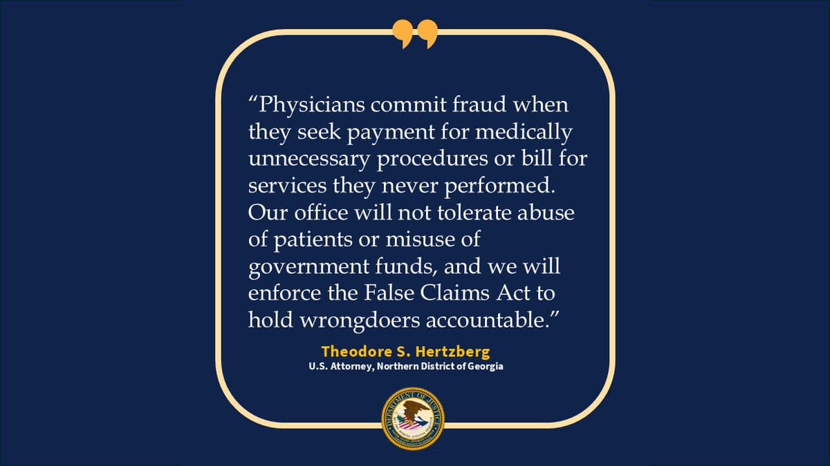 Forsyth County Urology Center Pays $14 Million to Settle Federal Billing Fraud Allegations