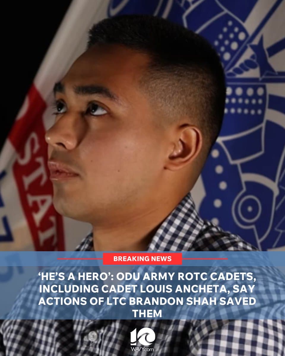 'I wouldn't be here': Cadets pay tribute to officer who died stopping Old Dominion shooter