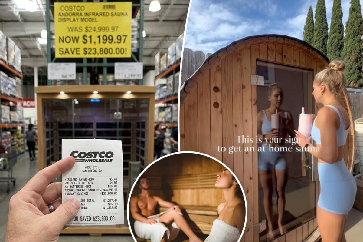 Costco shoppers splurge on saunas and massage chairs as sales jump