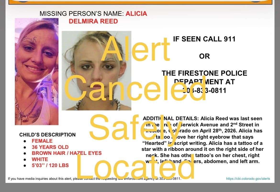 Firestone woman missing, police seek help locating Alicia Reed