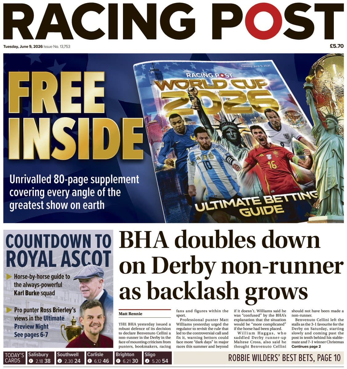 BHA defends Derby non-runner ruling as industry backlash grows