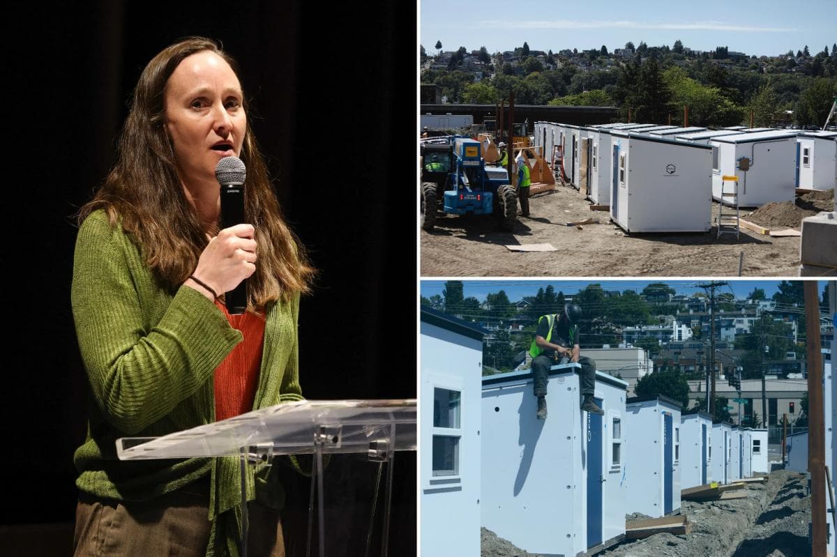 Seattle opens tiny-home shelter amid backlash over design and safety