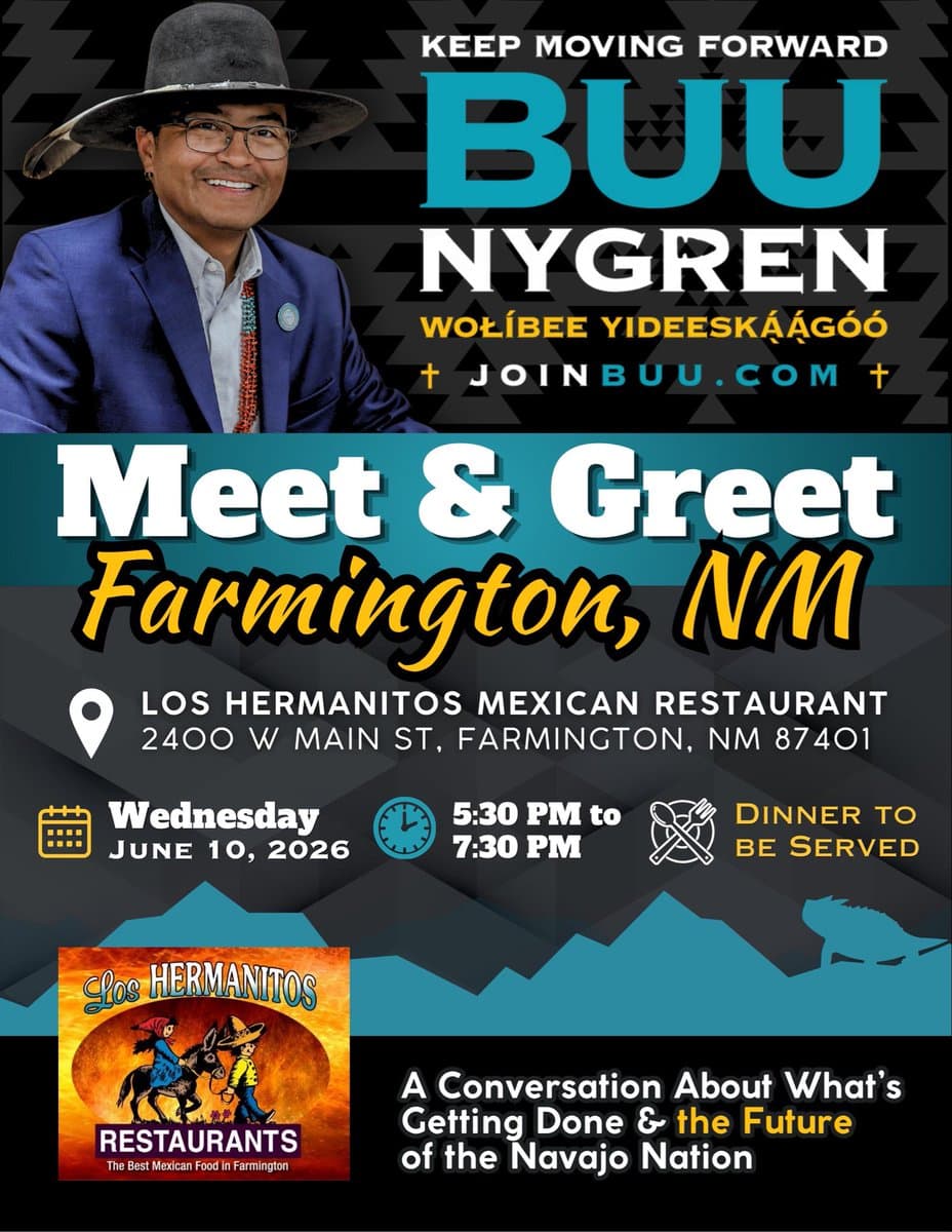 Nygren to host Farmington meet and greet on Navajo Nation priorities