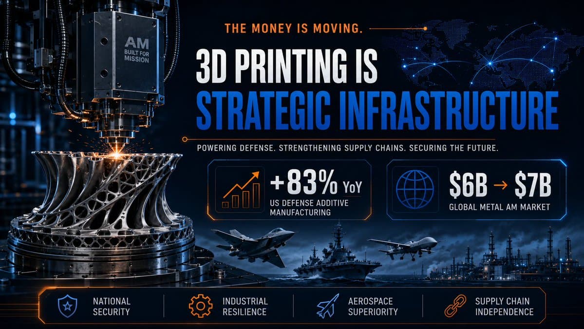 US defense budget requests $3.3 billion for additive manufacturing