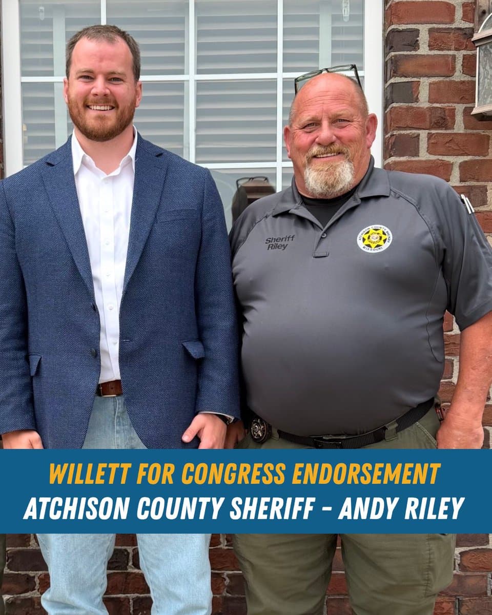 Atchison County sheriff endorses Willett in open Missouri congressional race