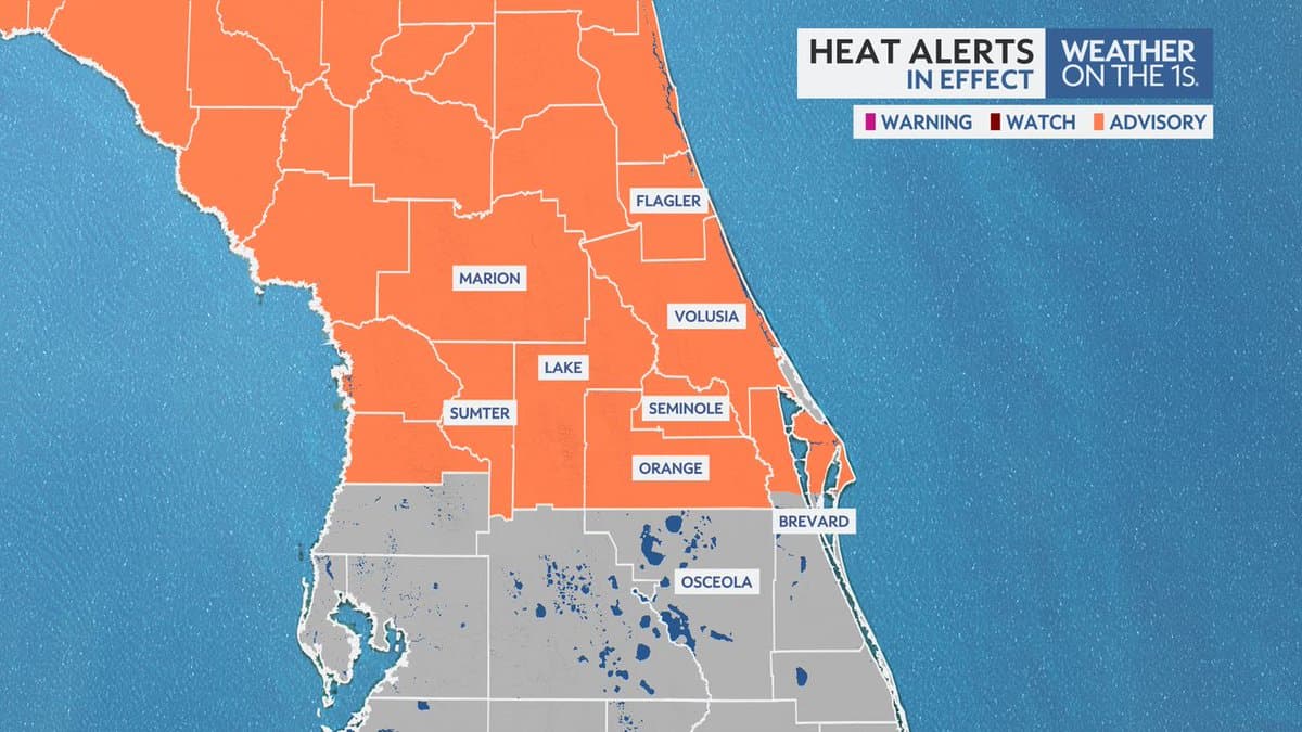 Heat advisory issued for Hernando County as heat index hits 108