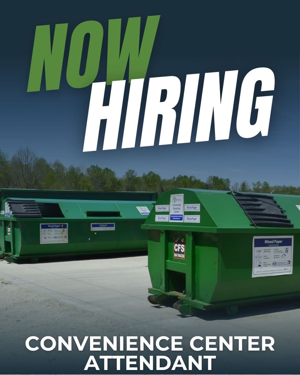Goochland County seeks part-time attendant for convenience centers