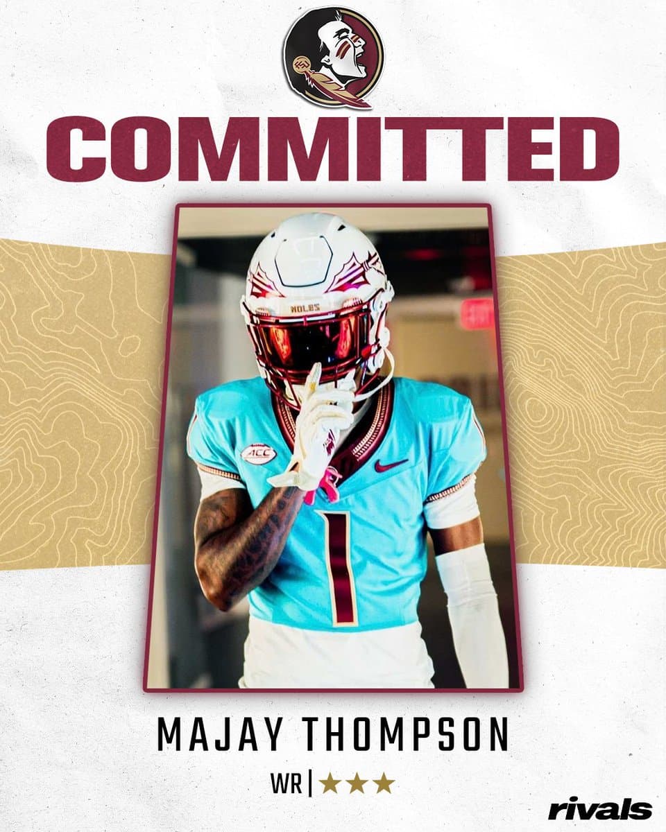 Shelby receiver Majay Thompson commits to Florida State over Wake Forest