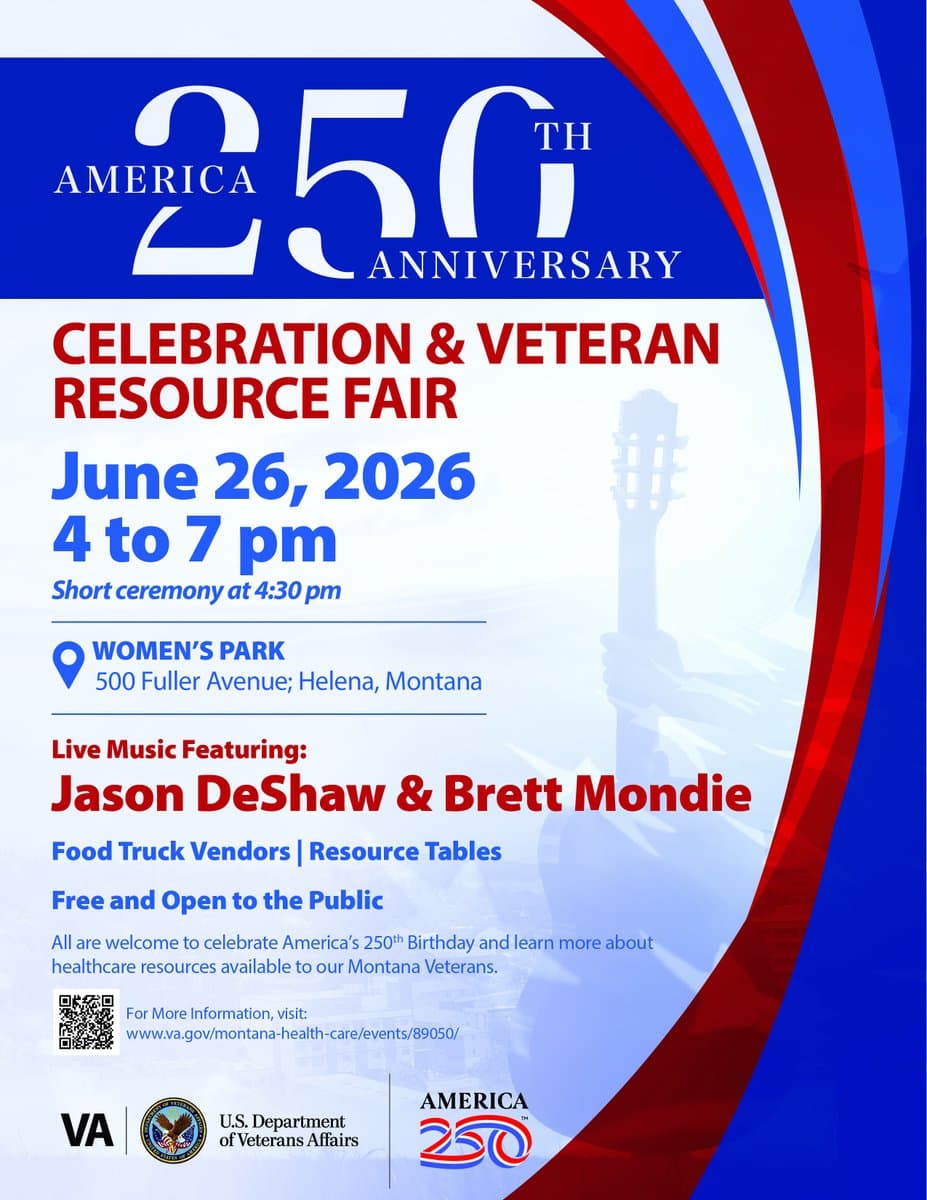 VA to host Freedom 250 veteran fair at Women's Park in Helena