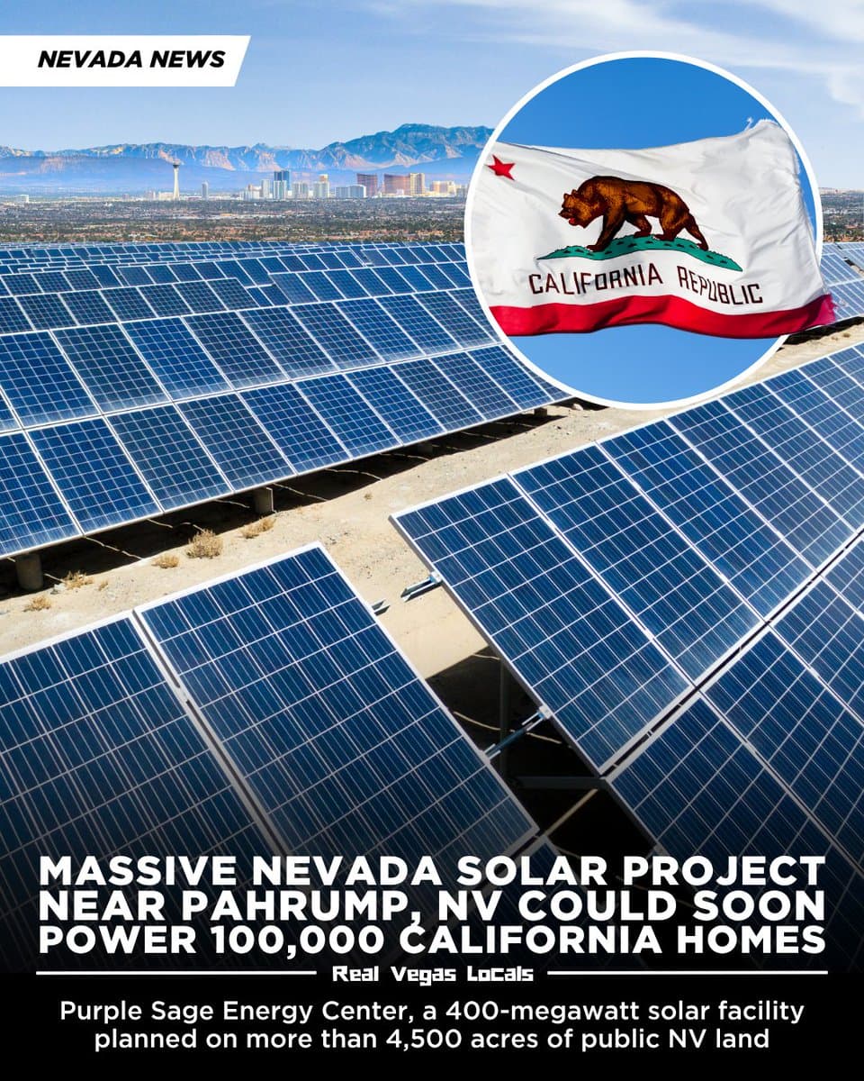 BLM issues final review for 400-megawatt solar project near Pahrump