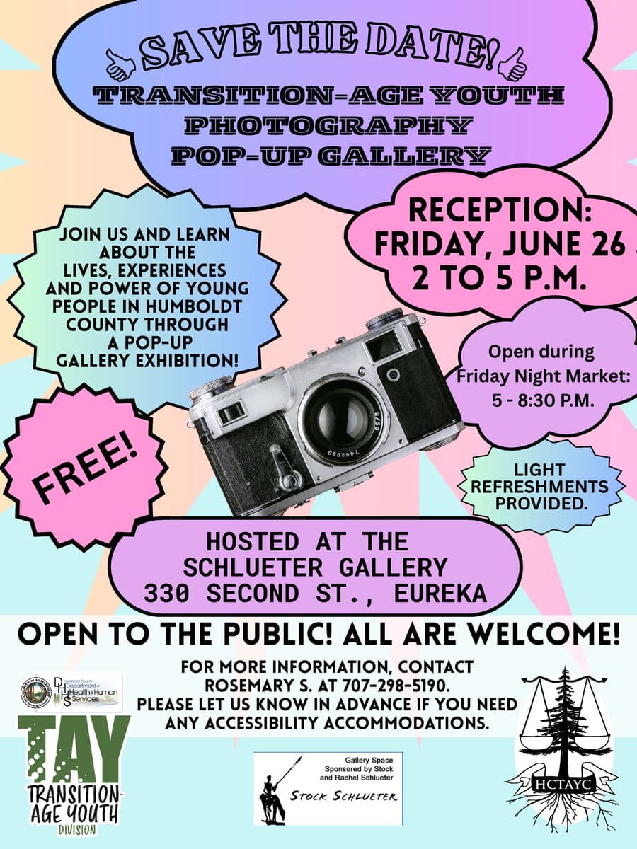 HCTAYC hosts youth photography pop-up gallery in Eureka