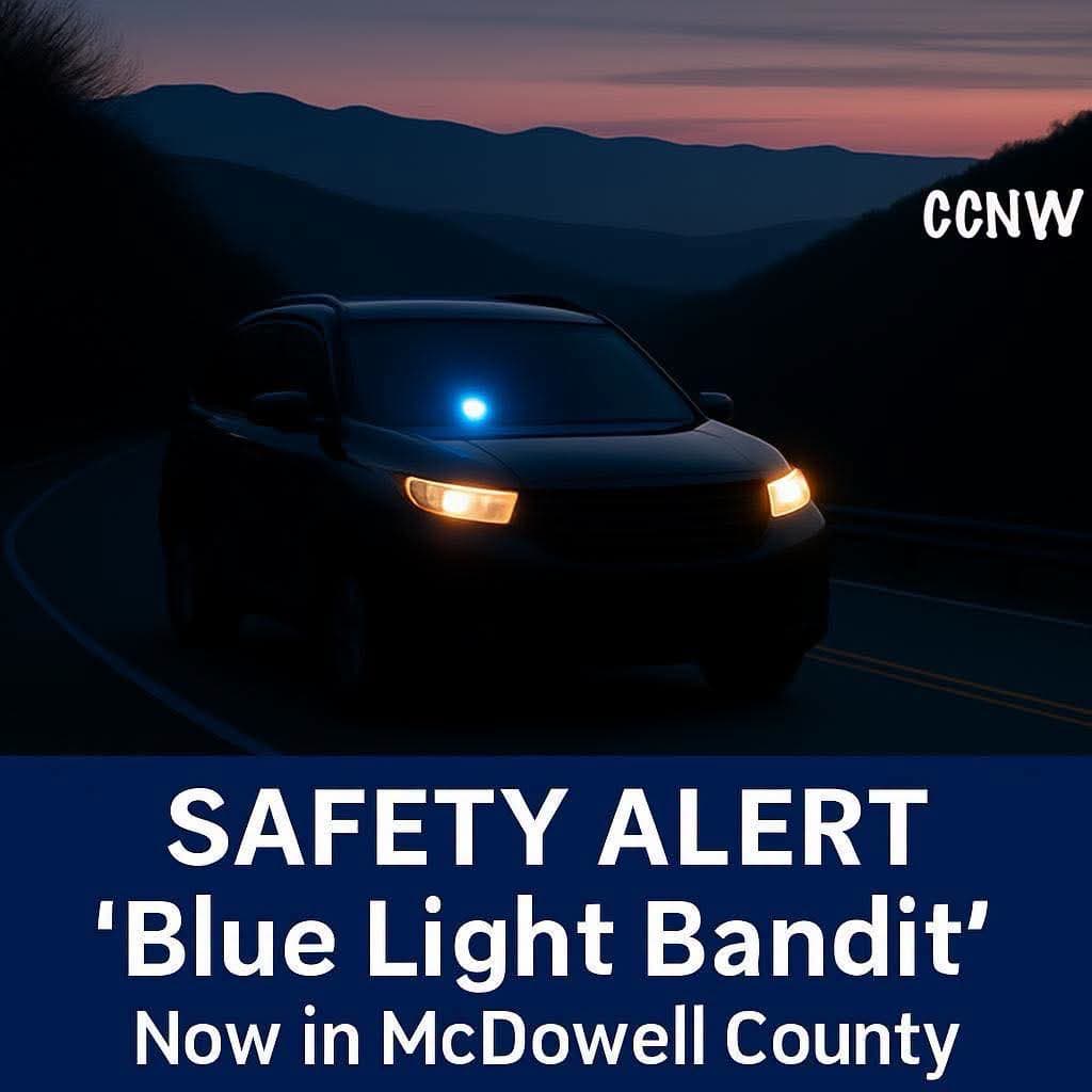 McDowell County warns of possible police impersonator on U.S. 221