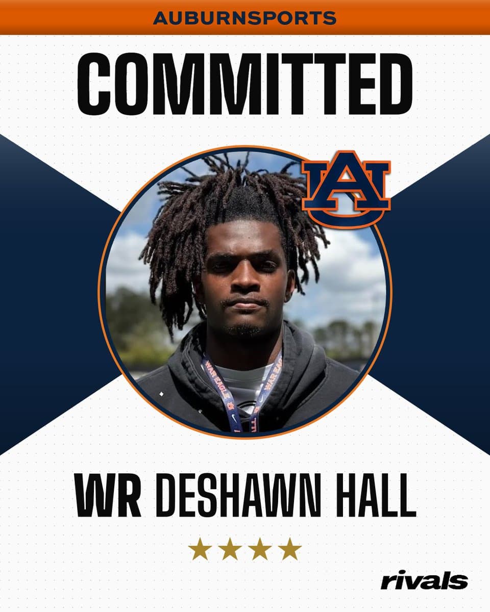 Prattville star Deshawn Hall commits to Auburn football class