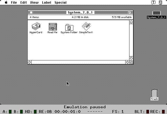 Spectre GCR 4.0 pushes Atari ST Macintosh emulation to System 7.0.1