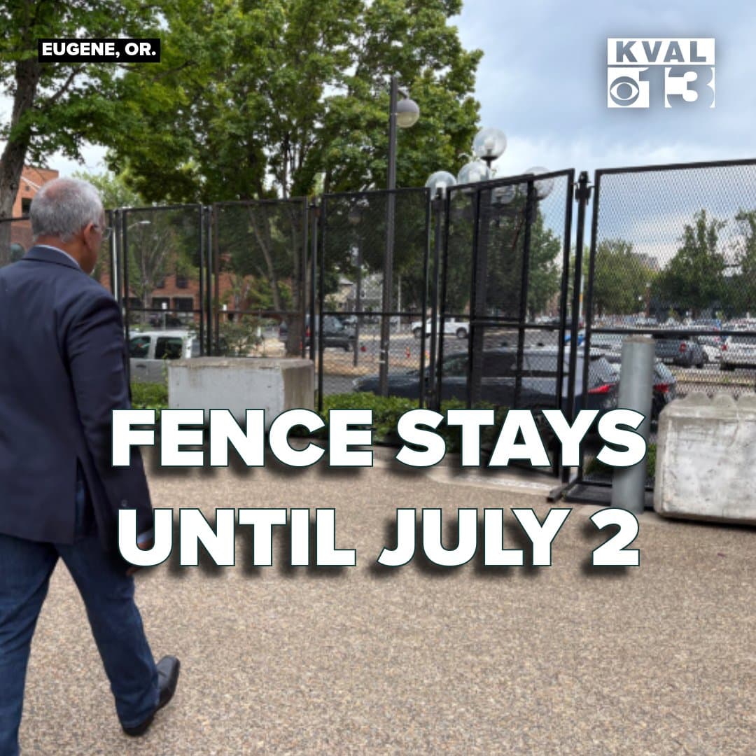Judge extends deadline to remove Eugene federal building fence