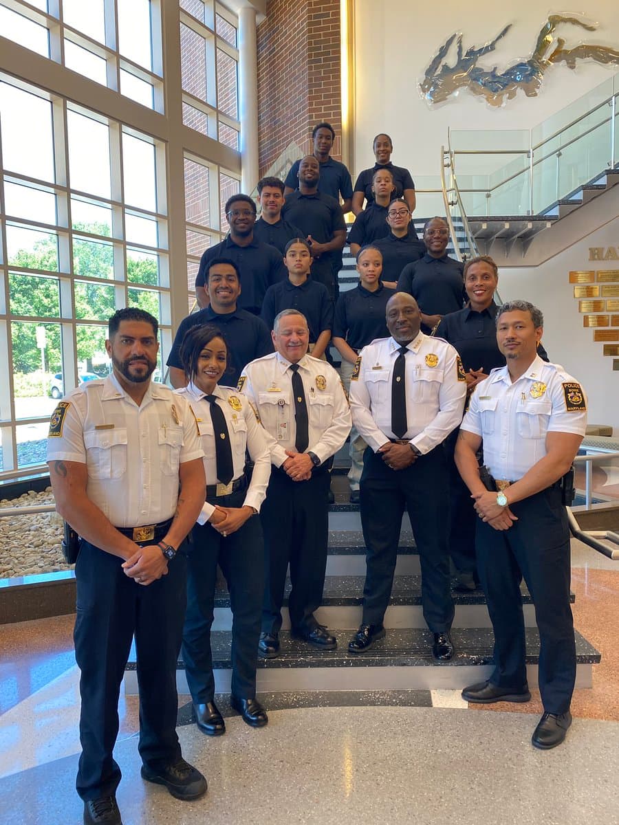 Bowie police trainees, cadets head to county academy as force grows