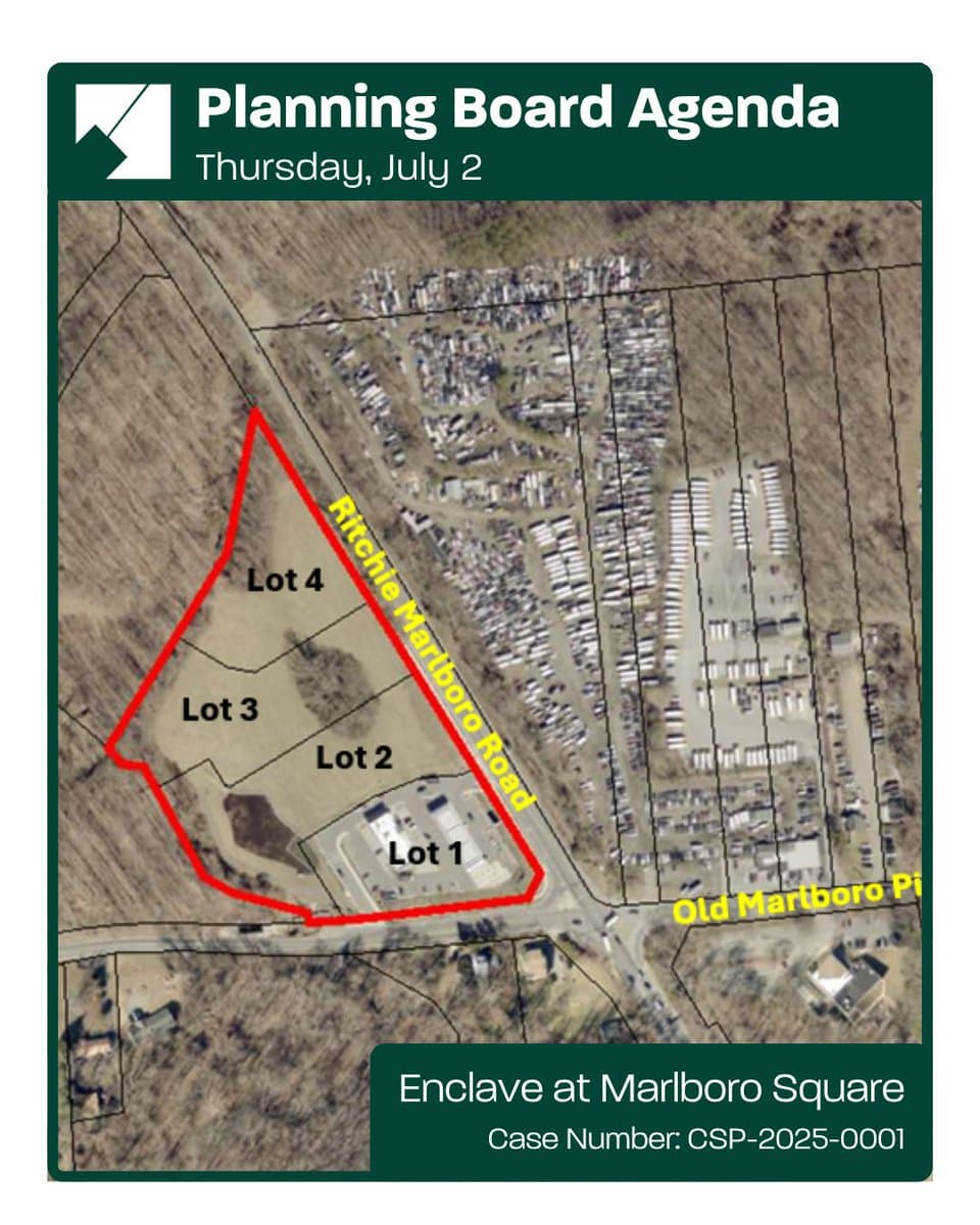 Planning Board to hear Enclave at Marlboro Square townhome plan