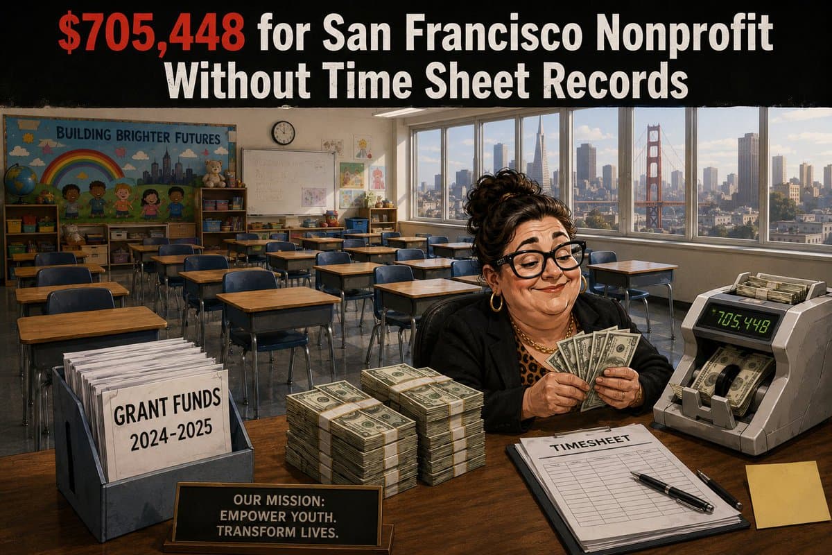 Audit flags $705,448 in mismanaged DOJ grants at San Francisco nonprofit
