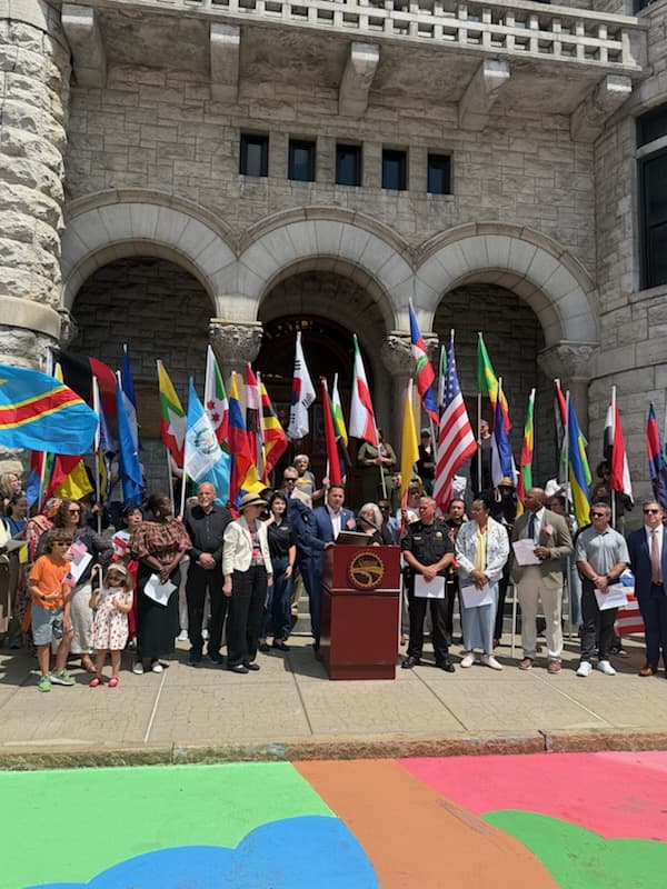 Onondaga County honors refugees with flag parade and proclamation