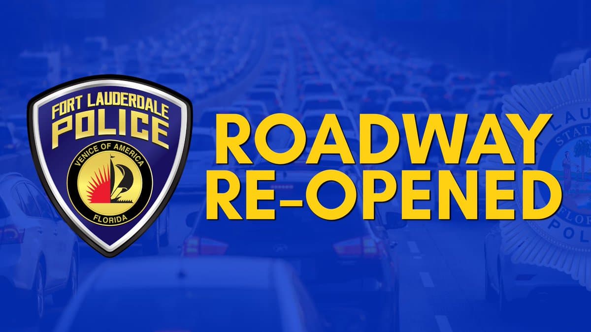 N Federal Hwy reopens in downtown Fort Lauderdale, nearby street remains closed