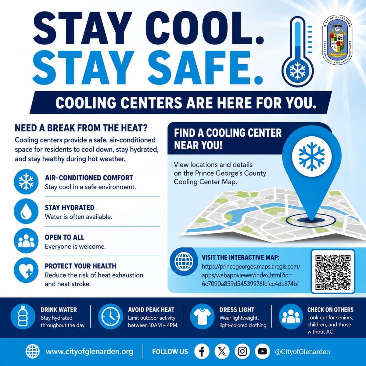 Prince George's County opens cooling centers as extreme heat hits Maryland